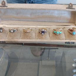 Vintage, antique rings.
