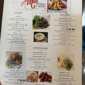 Reangthai Thai Restaurant - Menu - Thai Near Me - Tallahassee, Florida