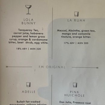 Fifty Mils - Cocktail Bars Near Me - México, D.F., DIF