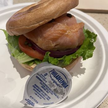 Ace Deli - Lox and toasted bagel. Includes lettuce, tomato, red onion, capers, and two portions of cream cheese. Best I've had outside of NYC! - Delis Near Me - Rancho Mirage, California Ace Deli - Lox and toasted bagel. Includes lettuce, tomato, red onion, capers, and two portions of cream cheese. Best I've had outside of NYC! - Delis Near Me - Rancho Mirage, California