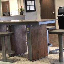 Bone and Joint Clinic of Baton Rouge - High table with outlets and USB ports