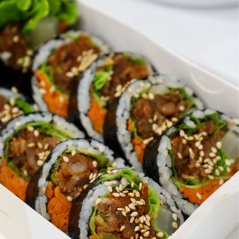 Jaws Topokki - Johns Creek - Jaws Spicy Pork Gimbap @tiffhuangry - Korean Near Me - Johns Creek, Georgia Jaws Topokki - Johns Creek - Jaws Spicy Pork Gimbap @tiffhuangry - Korean Near Me - Johns Creek, Georgia
