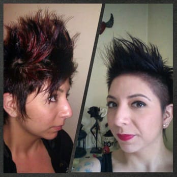 Ego Mechanix - On the right my first faux hawk and on thr left first mohawk - Hair Salons Near Me - San Jose, California Ego Mechanix - On the right my first faux hawk and on thr left first mohawk - Hair Salons Near Me - San Jose, California