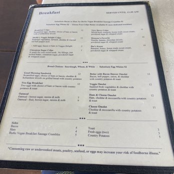 MeMe's Cafe - Menu - American Near Me - Springdale, Utah
