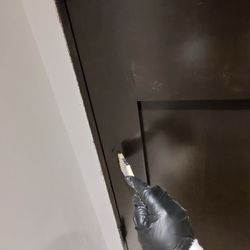 Montana Pro Painters - Interior custom doors and stain color dark Kona