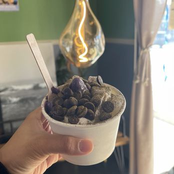 626 Ice Cream - Ube milk ice cream with chocolate and mochi - Ice Cream & Frozen Yogurt Near Me - Arcadia, California 626 Ice Cream - Ube milk ice cream with chocolate and mochi - Ice Cream & Frozen Yogurt Near Me - Arcadia, California
