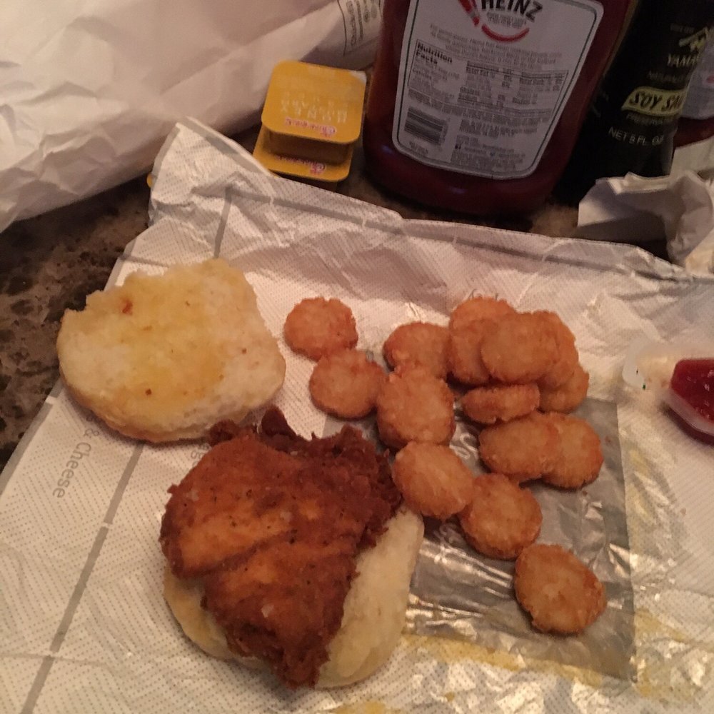 Chick-fil-A - Spicy chicken biscuit with hash browns so good - Fast Food Near Me - Owings Mills, Maryland Chick-fil-A - Spicy chicken biscuit with hash browns so good - Fast Food Near Me - Owings Mills, Maryland