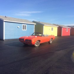 Gros Morne Cabins - Not my photo but worth the post! Jelly Bean houses made it to Gros Morne!