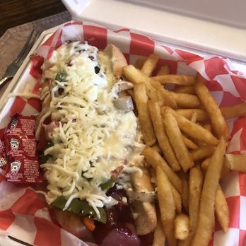 Truckin' Awesome - Italian Stallion - 1/2 lb smoked sausage (w/optional fries) - Food Trucks Near Me - Eaton Rapids, Michigan Truckin' Awesome - Italian Stallion - 1/2 lb smoked sausage (w/optional fries) - Food Trucks Near Me - Eaton Rapids, Michigan