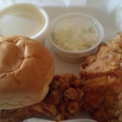 Maryland Fried Chicken of Union Park - 2 piece white meat combo. Very delicious.