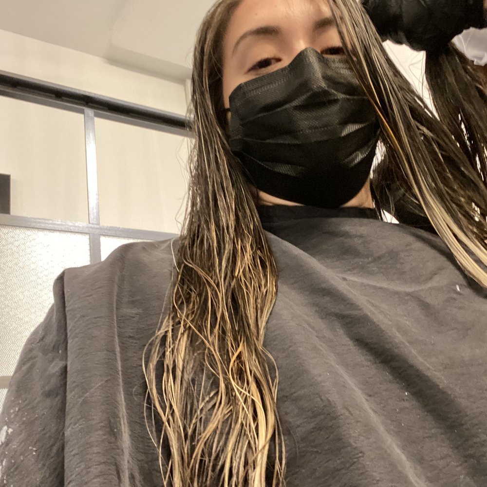 The Beauty Parlor - After the foils were taken out, before the first gloss - Makeup Artists Near Me - Dobbs Ferry, New York The Beauty Parlor - After the foils were taken out, before the first gloss - Makeup Artists Near Me - Dobbs Ferry, New York