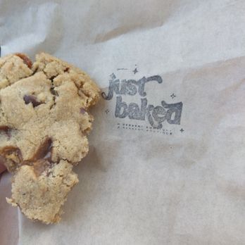 Just Baked - Chocolate chip and caramel cookie - Bakeries Near Me - Paso Robles, California Just Baked - Chocolate chip and caramel cookie - Bakeries Near Me - Paso Robles, California