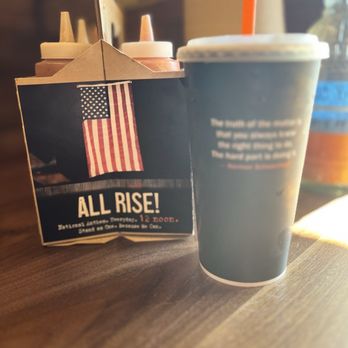 Mission BBQ - They play the National Anthem every day at 12:00 noon. - Barbeque Near Me - Oklahoma City, Oklahoma