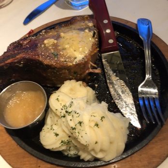 Perry's Steakhouse & Grille - Grapevine - This is how much chop we each had left over. - Seafood Near Me - Grapevine, Texas Perry's Steakhouse & Grille - Grapevine - This is how much chop we each had left over. - Seafood Near Me - Grapevine, Texas