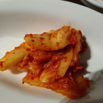 KimGalbi - Closeup of the kimchi - Korean Near Me - Montreal, Quebec