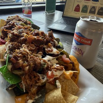 Poway Social House - Pulled pork nachos Happy Dad Grape - American Near Me - Poway, California