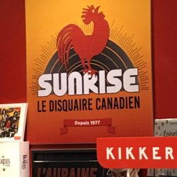 Sunrise Records - At the cash of the store