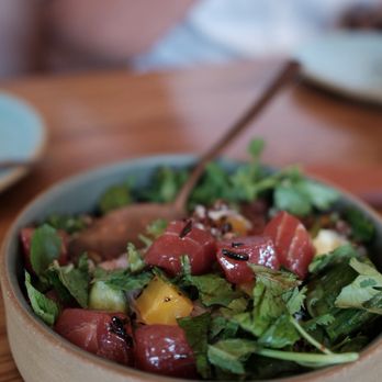 Valley Goat - crispy quinoa tuna poke salad - New American Near Me - Sunnyvale, California Valley Goat - crispy quinoa tuna poke salad - New American Near Me - Sunnyvale, California
