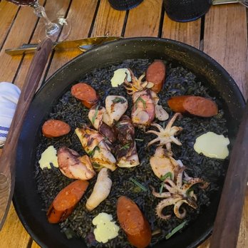 Del Mar - Squid ink paella for 2 - Spanish Near Me - Washington, DC, District of Columbia