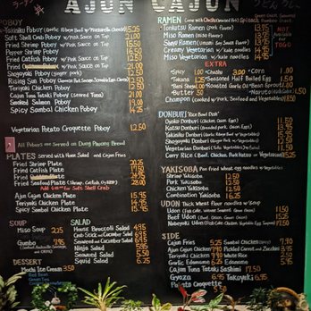 Ajun Cajun - Menu - Cajun/Creole Near Me - New Orleans, Louisiana