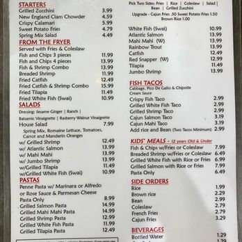 Fish Daddy Grill - 12/11/21 menu - Seafood Near Me - Fullerton, California Fish Daddy Grill - 12/11/21 menu - Seafood Near Me - Fullerton, California