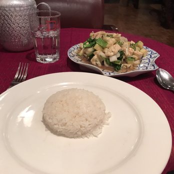 Sam-Lor Thai - Vera led with Tofu in soy sauce and rice. - Thai Near Me - Geneva, GE
