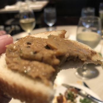 Table 28 - Black eyed pea Hummus on French Bread with Olive Oil Drizzle - New American Near Me - Little Rock, Arkansas Table 28 - Black eyed pea Hummus on French Bread with Olive Oil Drizzle - New American Near Me - Little Rock, Arkansas