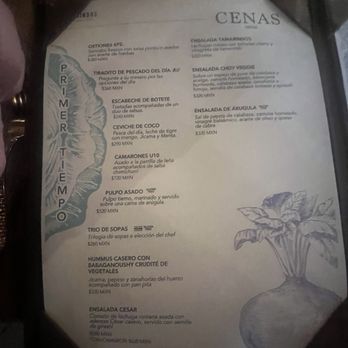 Tamarindos - Menu - Mexican Near Me - San José del Cabo, BCS