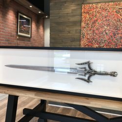 Artfolio Art Studio & Framing - Floated sword.