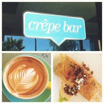 Crêpe Bar - Moroccan latte and breakfast burrito crêpe. - Creperies Near Me - Tempe, Arizona