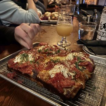 White Rabbit Gastropub - the Veronica Vaughn Pizza & a triple IPA - Gastropubs Near Me - Frederick, Maryland White Rabbit Gastropub - the Veronica Vaughn Pizza & a triple IPA - Gastropubs Near Me - Frederick, Maryland