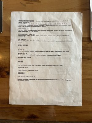 Menu photo 8 3 Halves Brewing Liberty, MO
