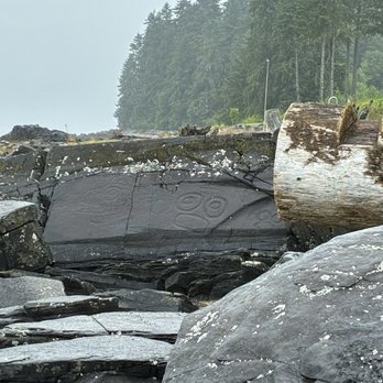 Petroglyph Beach State Historic Park - Face - Landmarks & Historical Buildings Near Me - Wrangell, Alaska