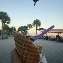 I really enjoyed my Frozen Yogurt /Chocolate cone. Good service... and the perfect treat I was looking for in SSI