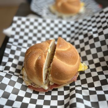 Flemington Deli - Pork roll Egg & Cheese on a roll - Delis Near Me - Flemington, New Jersey Flemington Deli - Pork roll Egg & Cheese on a roll - Delis Near Me - Flemington, New Jersey
