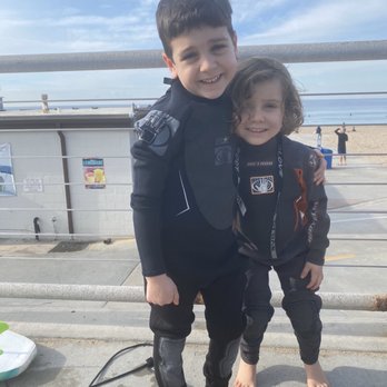 Wavehuggers - Dressed and ready to go-El Porto - Surf Schools Near Me - Huntington Beach, California Wavehuggers - Dressed and ready to go-El Porto - Surf Schools Near Me - Huntington Beach, California