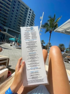 Menu photo 2 Dock's Pool Bar and Grille Clearwater, FL