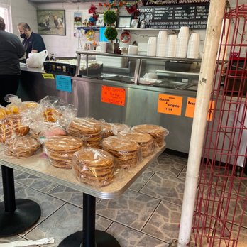 Los Hermanos Barbacoa - Supporting local businesses buying Tamales & Bunelos - Mexican Near Me - San Antonio, Texas