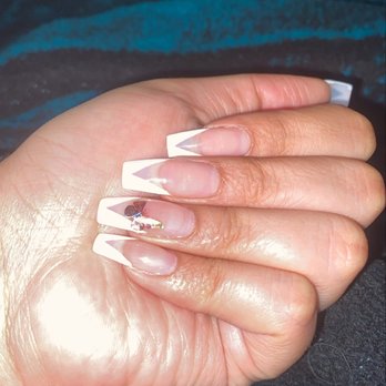 The Nail Loft - The nail should have been coffin shaped and are very square - Nail Salons Near Me - Montclair, California