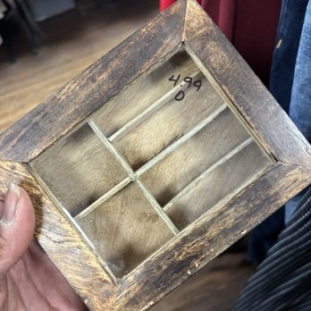 Lions Thrift Shop - Glass faced wooden box - Thrift Stores Near Me - Elgin, Texas