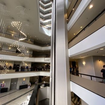 Hilton - Awesome High Speed Internal Glass elevators, Hilton Atlanta - Hotels Near Me - Atlanta, Georgia