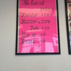 TK Barber - Prices