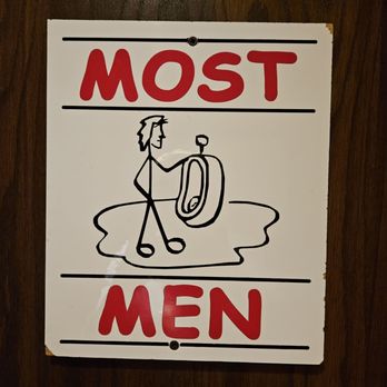 Hooters - a sign that reads most men - American Near Me - Oak Lawn, Illinois Hooters - a sign that reads most men - American Near Me - Oak Lawn, Illinois
