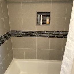 One of our newly tiled bath rooms done by Jeremy Moler of Anchor Tile.  He did an outstanding job for us.