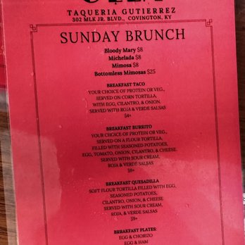 Olla Taqueria Gutierrez - They've got brunch on Sunday! - Mexican Near Me - Covington, Kentucky Olla Taqueria Gutierrez - They've got brunch on Sunday! - Mexican Near Me - Covington, Kentucky