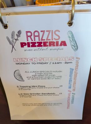 RAZZíS PIZZERíA GREENWOOD by null