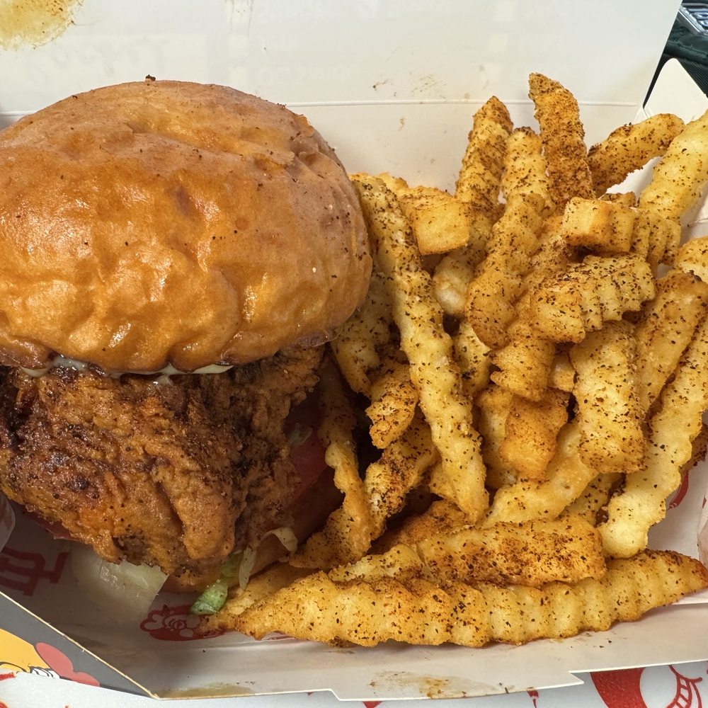 Rookie Sando w DL fries Rookie Sando w DL fries