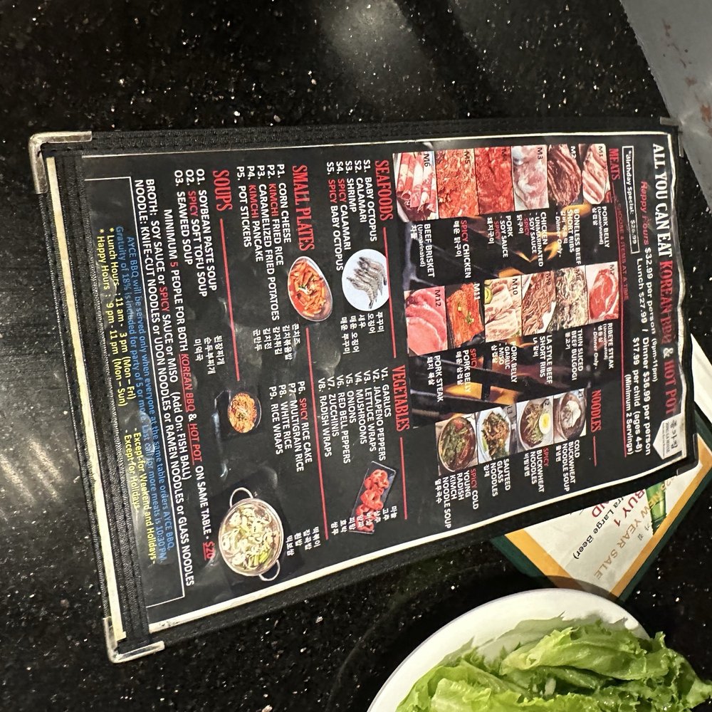 Menu Menu