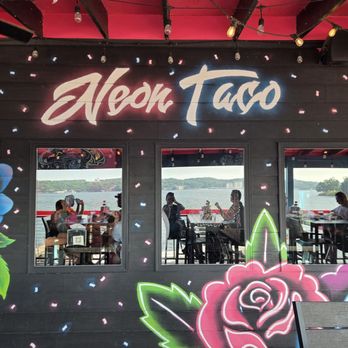 Neon Taco - Patio art - Tacos Near Me - Lake Ozark, Missouri