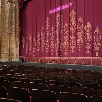 Playhouse Square - Side stage where the handicap seating is located - Performing Arts Near Me - Cleveland, Ohio